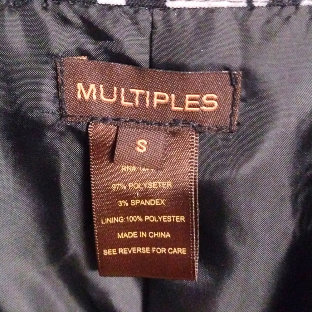 Woman's Multiples Light Fall Jacket Small Full Zi… - image 3